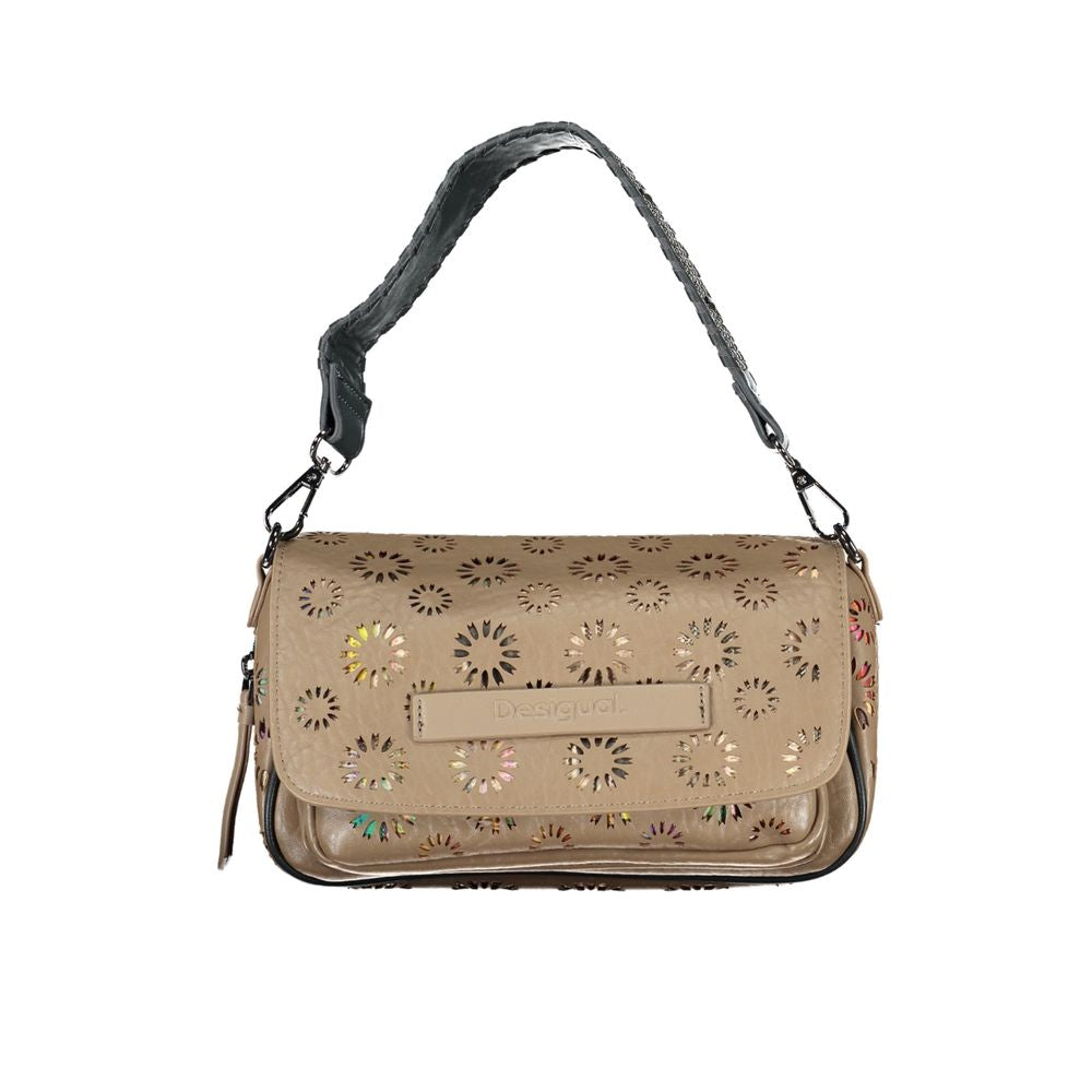 Desigual Beige Polyethylen håndtaske