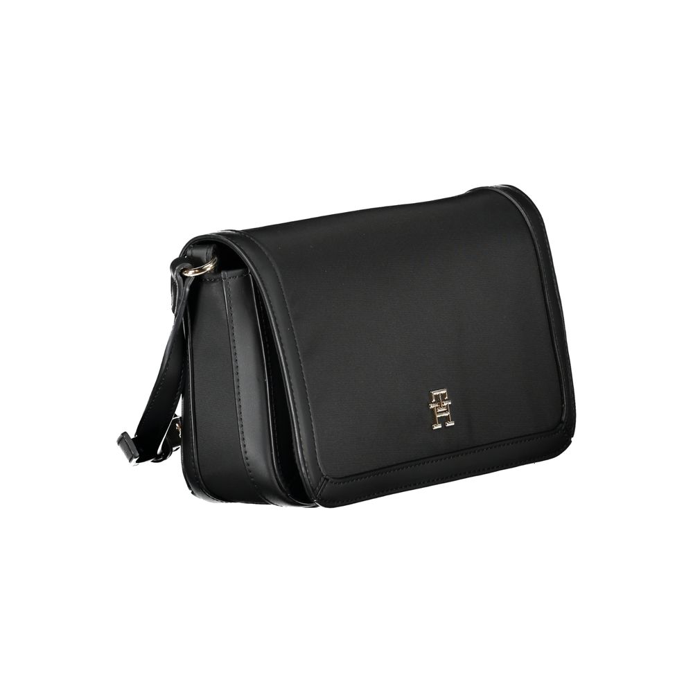 Tommy Hilfiger Black Polyester Handbag