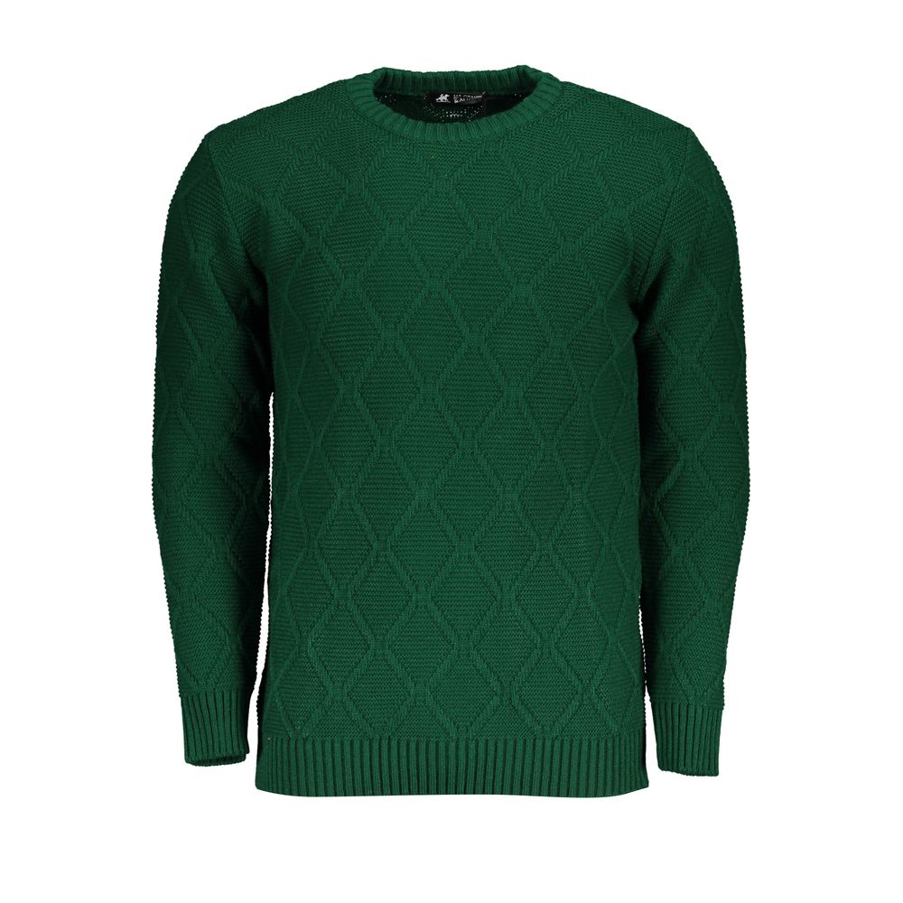 US Grand Polo Green Stof Sweater