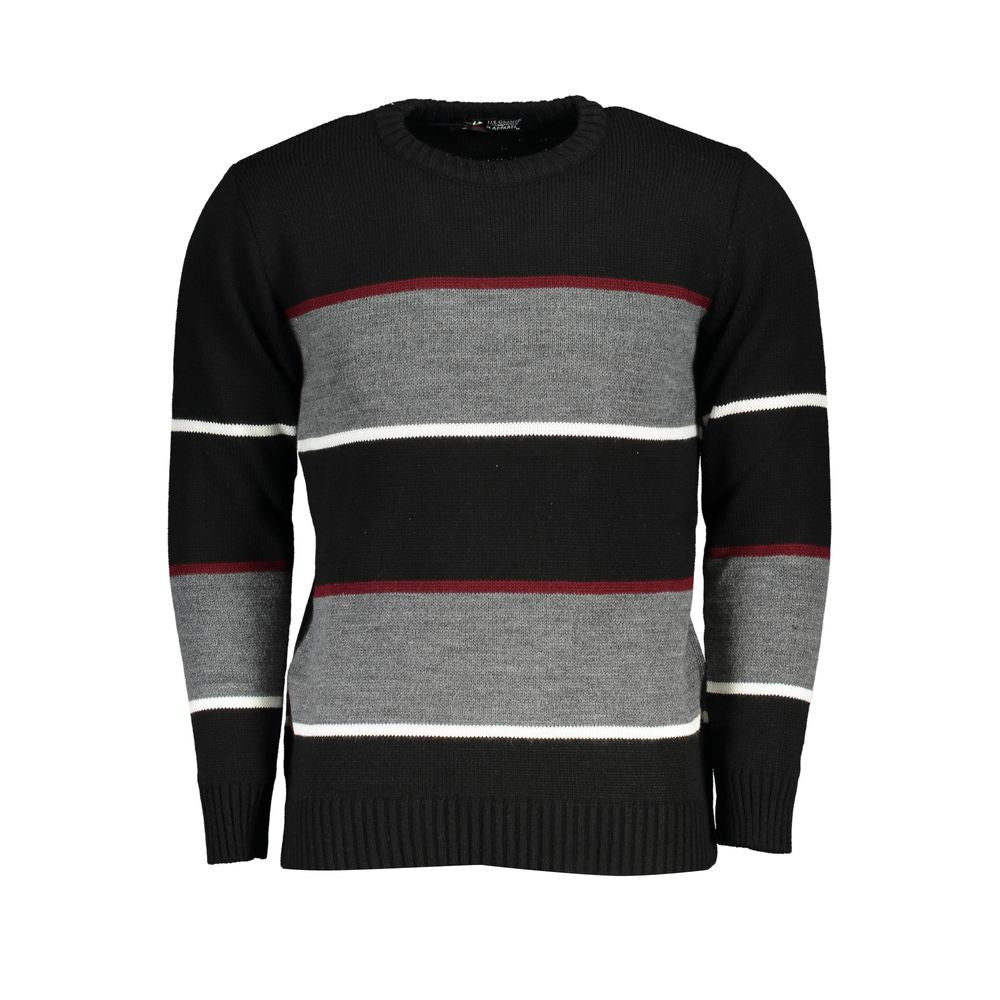 US Grand Polo sort stof sweater