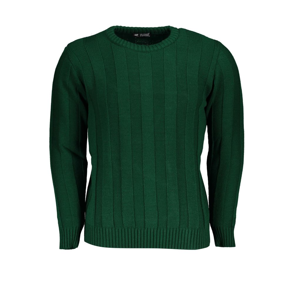 US Grand Polo Green Stof Sweater