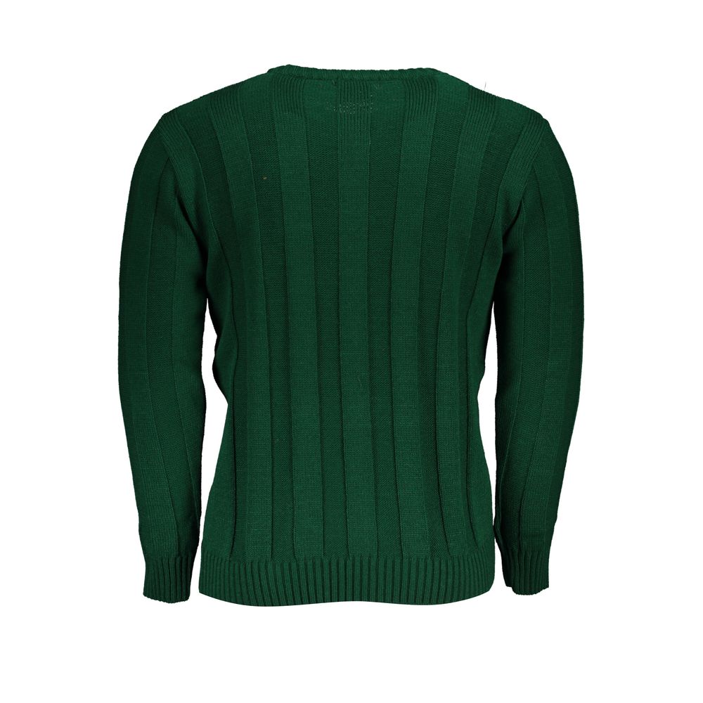 US Grand Polo Green Stof Sweater