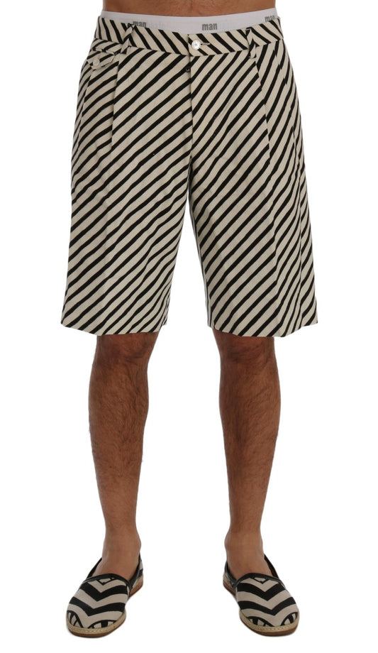 Dolce &amp; Gabbana stribede hamp fritidsshorts