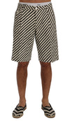 Dolce & Gabbana stribede hamp fritidsshorts