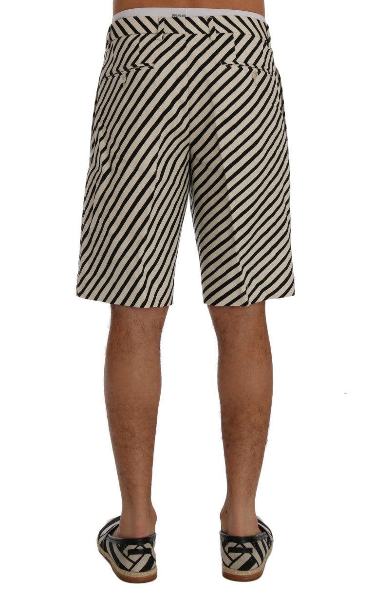 Dolce &amp; Gabbana stribede hamp fritidsshorts