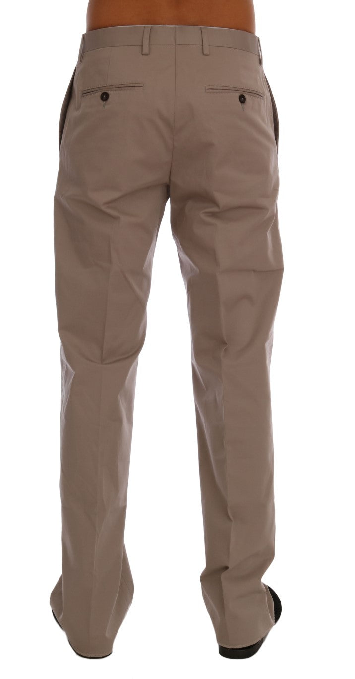 Dolce &amp; Gabbana Chic Beige Chinos Casual Bukser