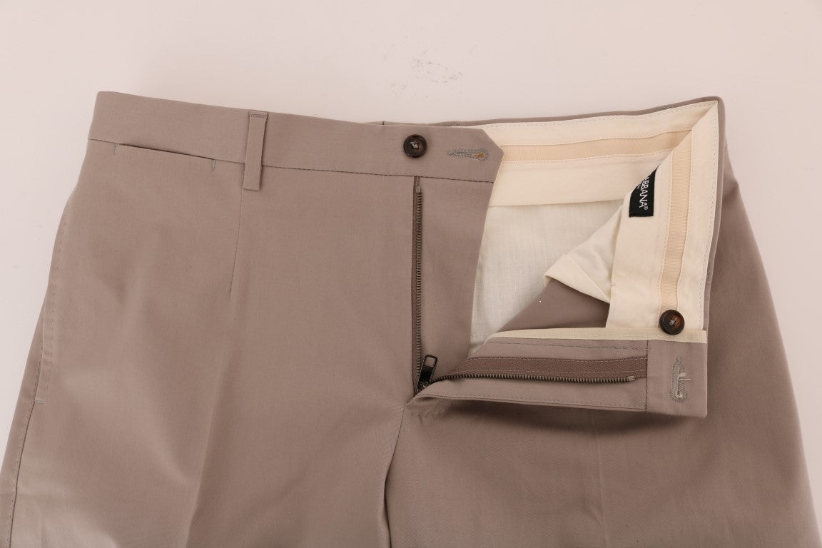 Dolce &amp; Gabbana Chic Beige Chinos Casual Bukser