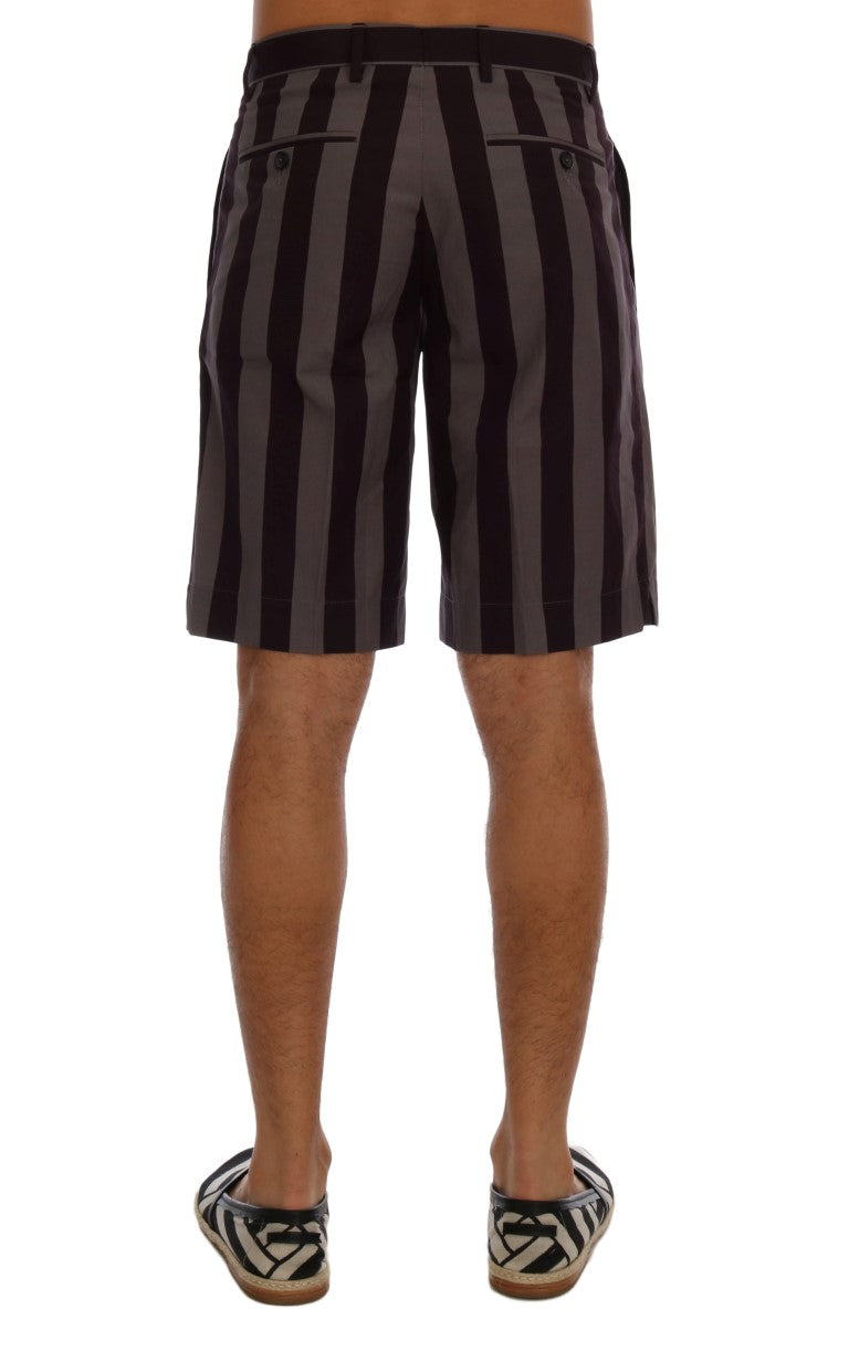 Dolce &amp; Gabbana Casual stribede bomuldsshorts