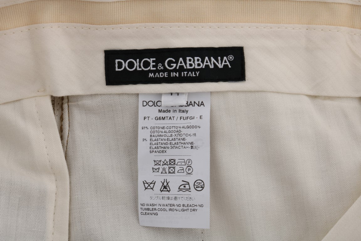 Dolce &amp; Gabbana Elegante brune formelle bukser til mænd