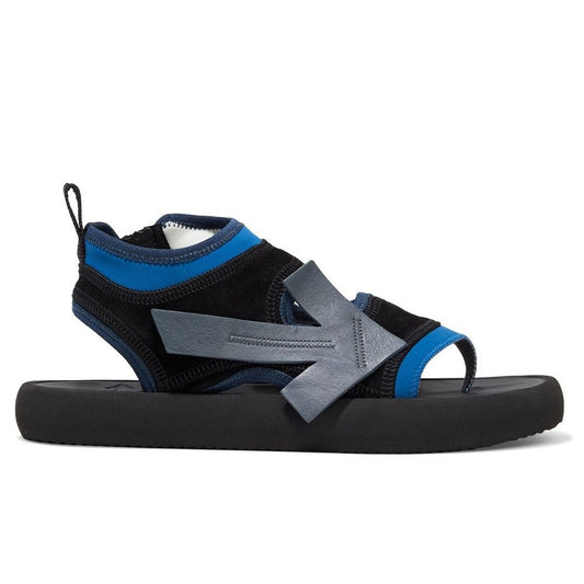 Off-White Blå Neopren Dame Sandal