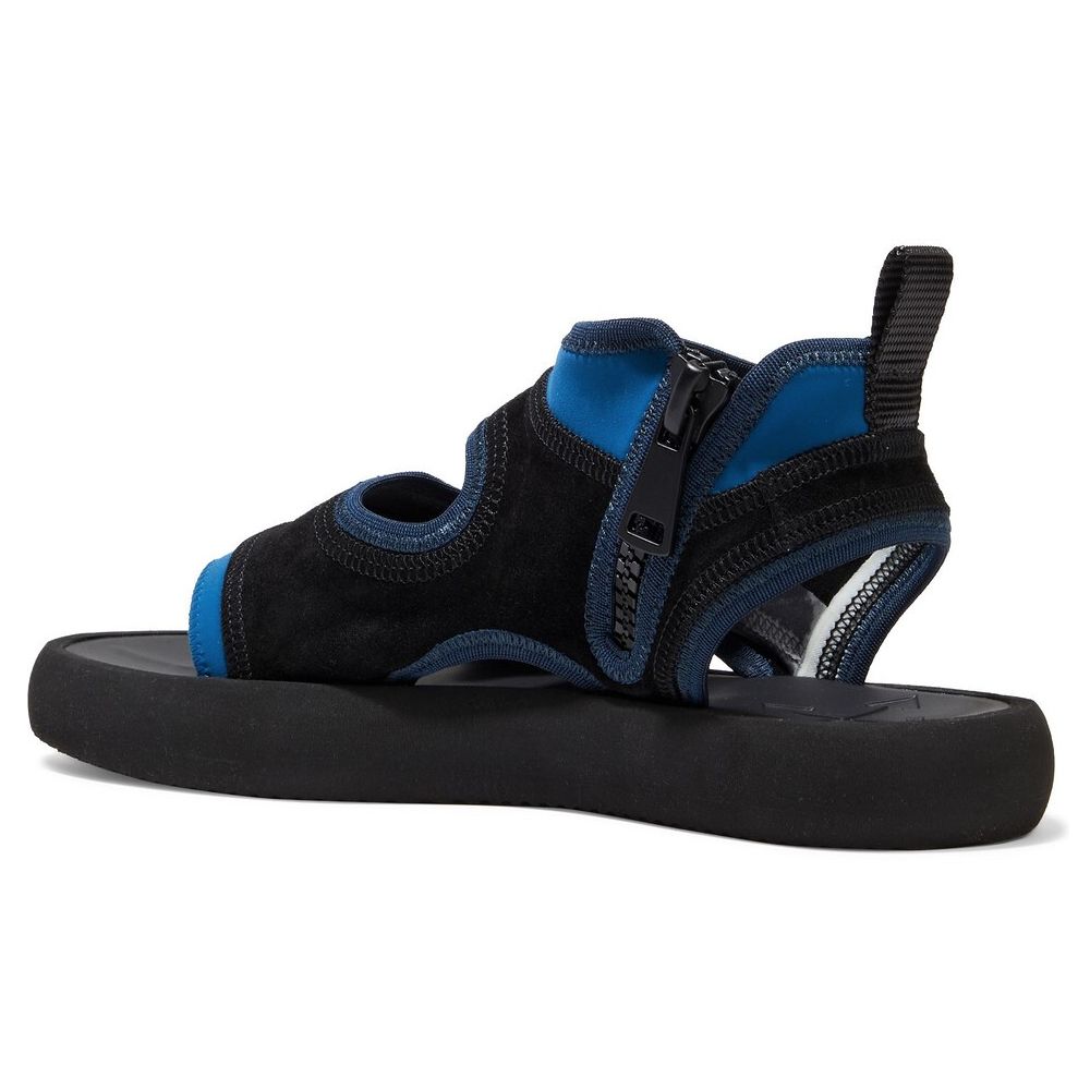 Off-White Blå Neopren Dame Sandal