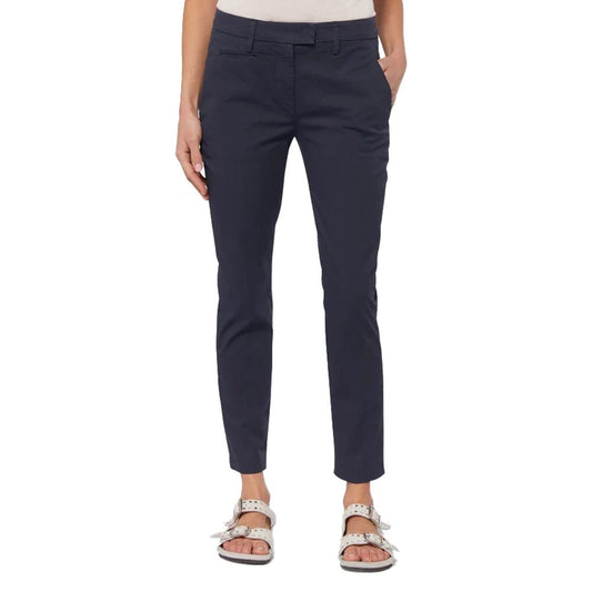 Dondup Blue Cotton Jeans &amp; Bukser