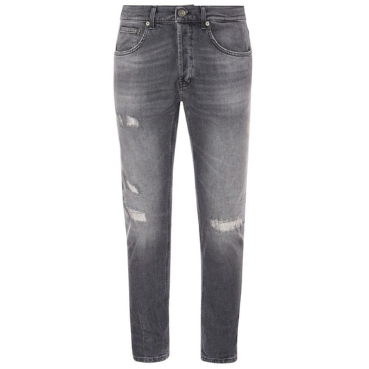 Dondup Chic Grå Dian Jeans med Distressed Detailing