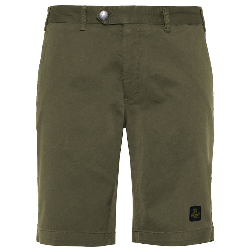 Refrigiwear Elegante beige bermudashorts med logomærke