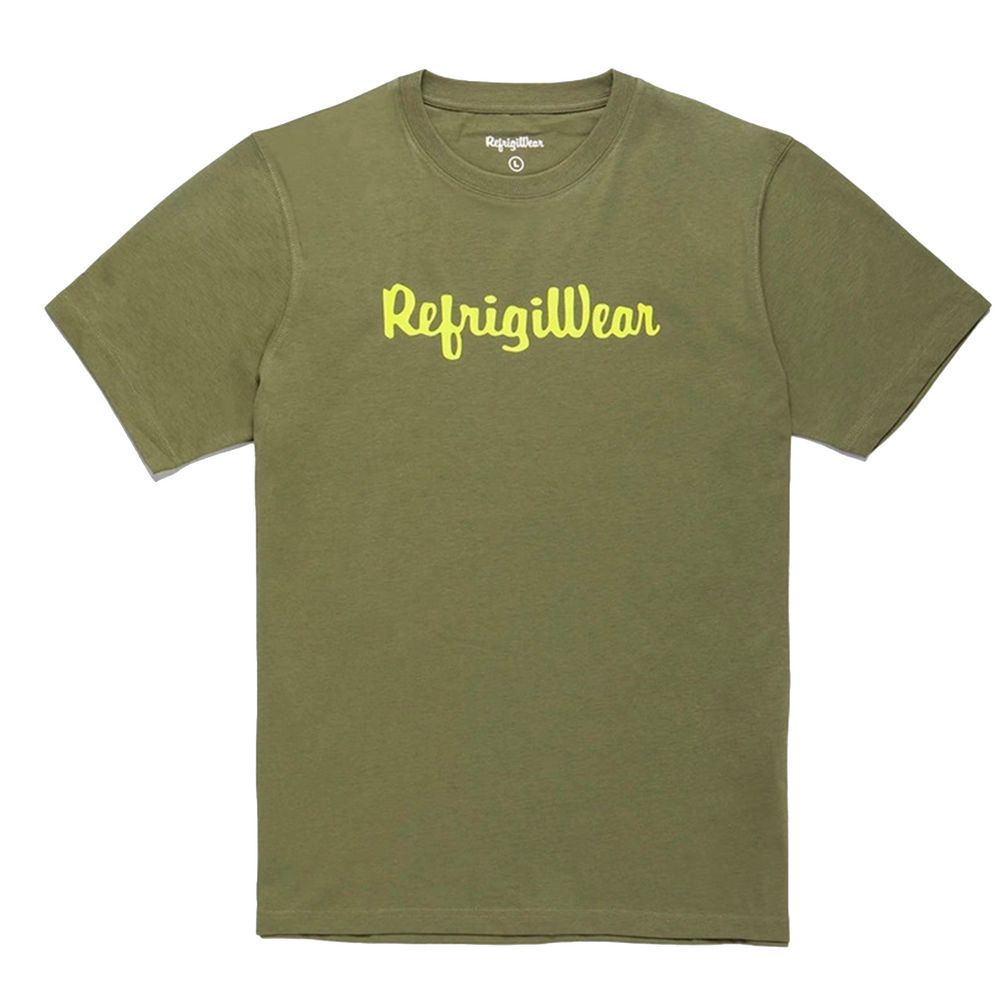 Refrigiwear Army Bomuld T-shirt med kontrast logo