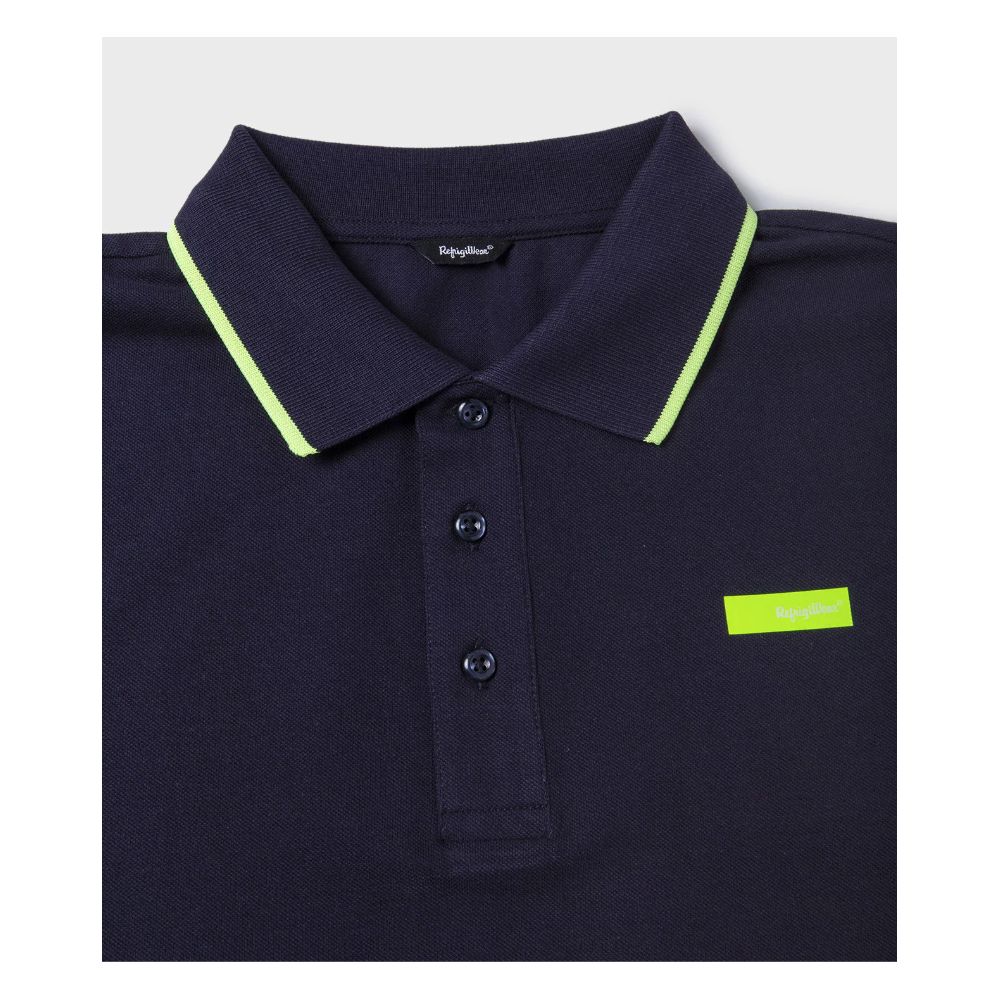 Refrigiwear Elegant bomuld poloshirt med kontrast accenter