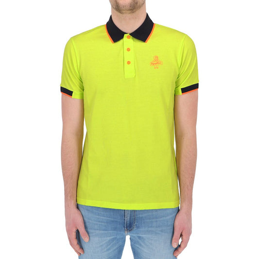 Refrigiwear Sunshine Yellow Bomuld Polo med kontrast accenter