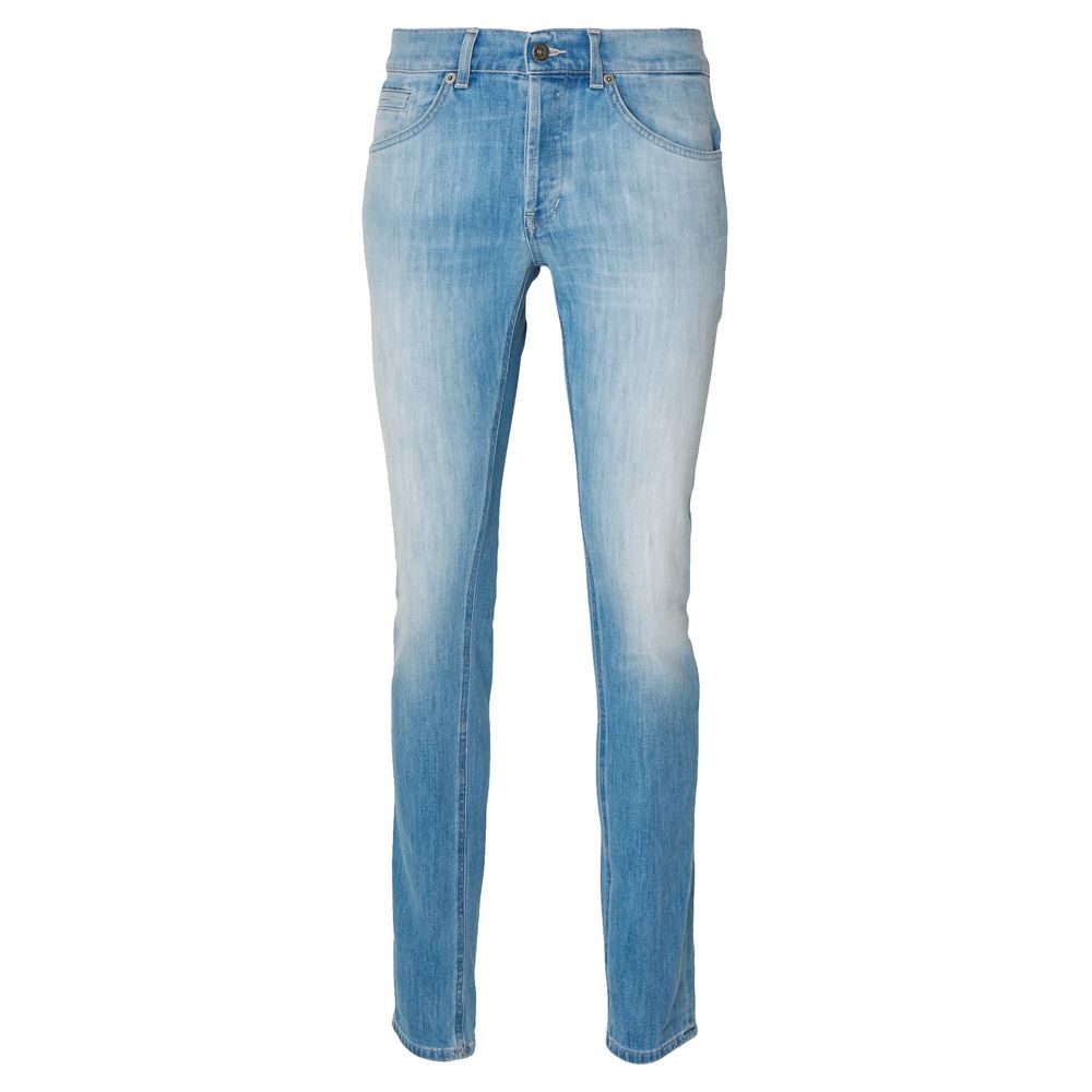 Dondup Elegant Lyseblå Stretch Denim til mænd