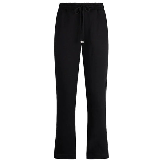 Patrizia Pepe Elegante joggingbukser i bomuld med rhinestone accent