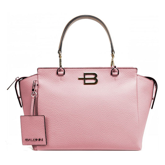Baldinini Trend Pink Kalveskind Dame Håndtaske