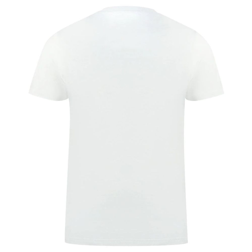 Aquascutum hvid bomuld herre T-shirt