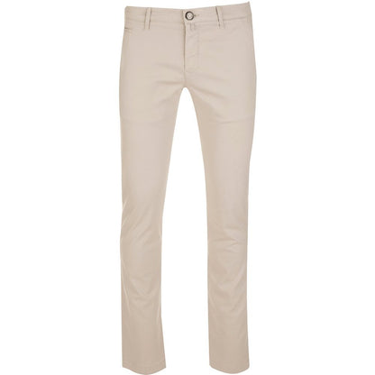 Jacob Cohen Beige Bomulds Chino Bukser – Slim Fit Elegance