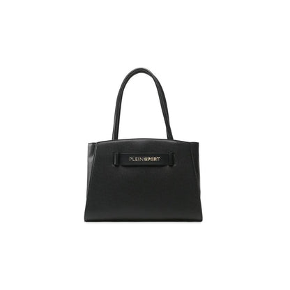Plein Sport Chic Ebony Tote med sølvlogodetaljer