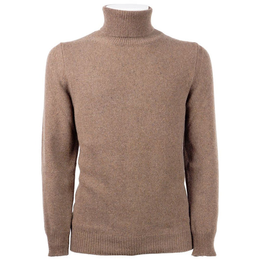 Emilio Romanelli Brun Cashmere Herretrøje