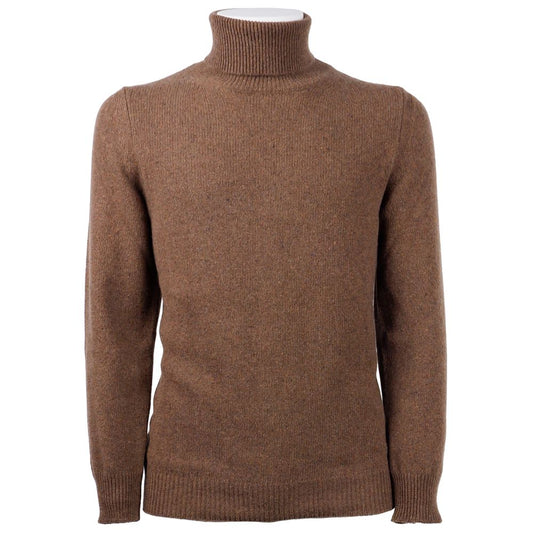 Emilio Romanelli Brun Cashmere Herretrøje
