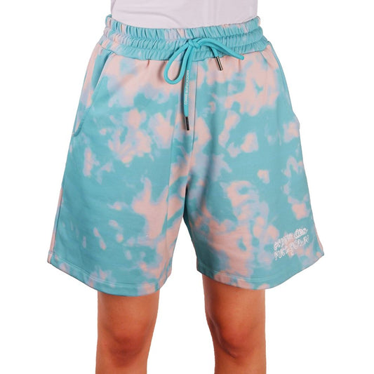 Comme Des Fuckdown Chic Tofarvede Bermudashorts - Lyseblå