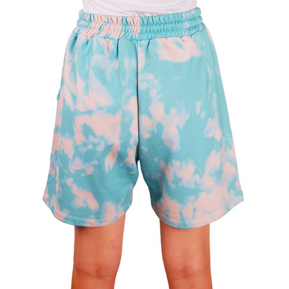 Comme Des Fuckdown Chic Tofarvede Bermudashorts - Lyseblå