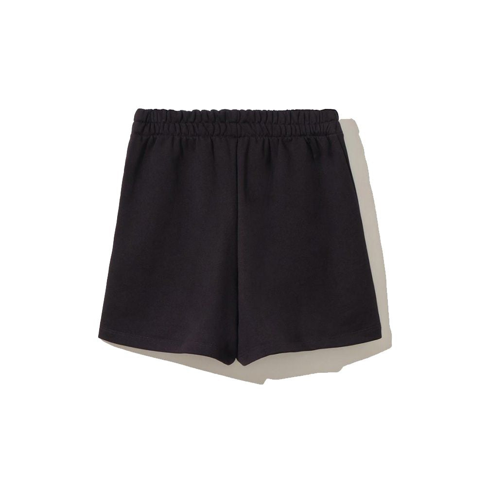 Comme Des Fuckdown Chic Sorte Bomuldsshorts med Sidelommer