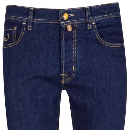 Jacob Cohen Elegante Mørkeblå Bard Jeans