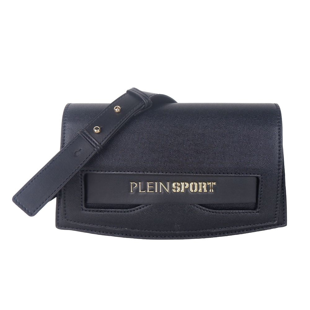 Plein Sport Sort Polyethylene Crossbody-taske til kvinder