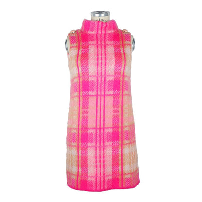 Elisabetta Franchi Fuchsia Mohair Damekjole