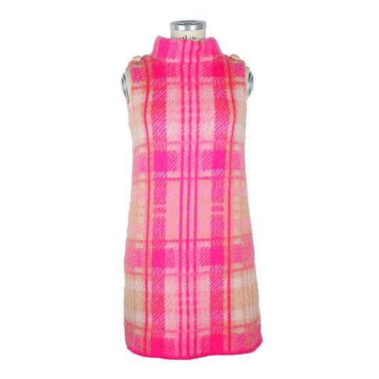 Elisabetta Franchi Fuchsia Mohair Damekjole