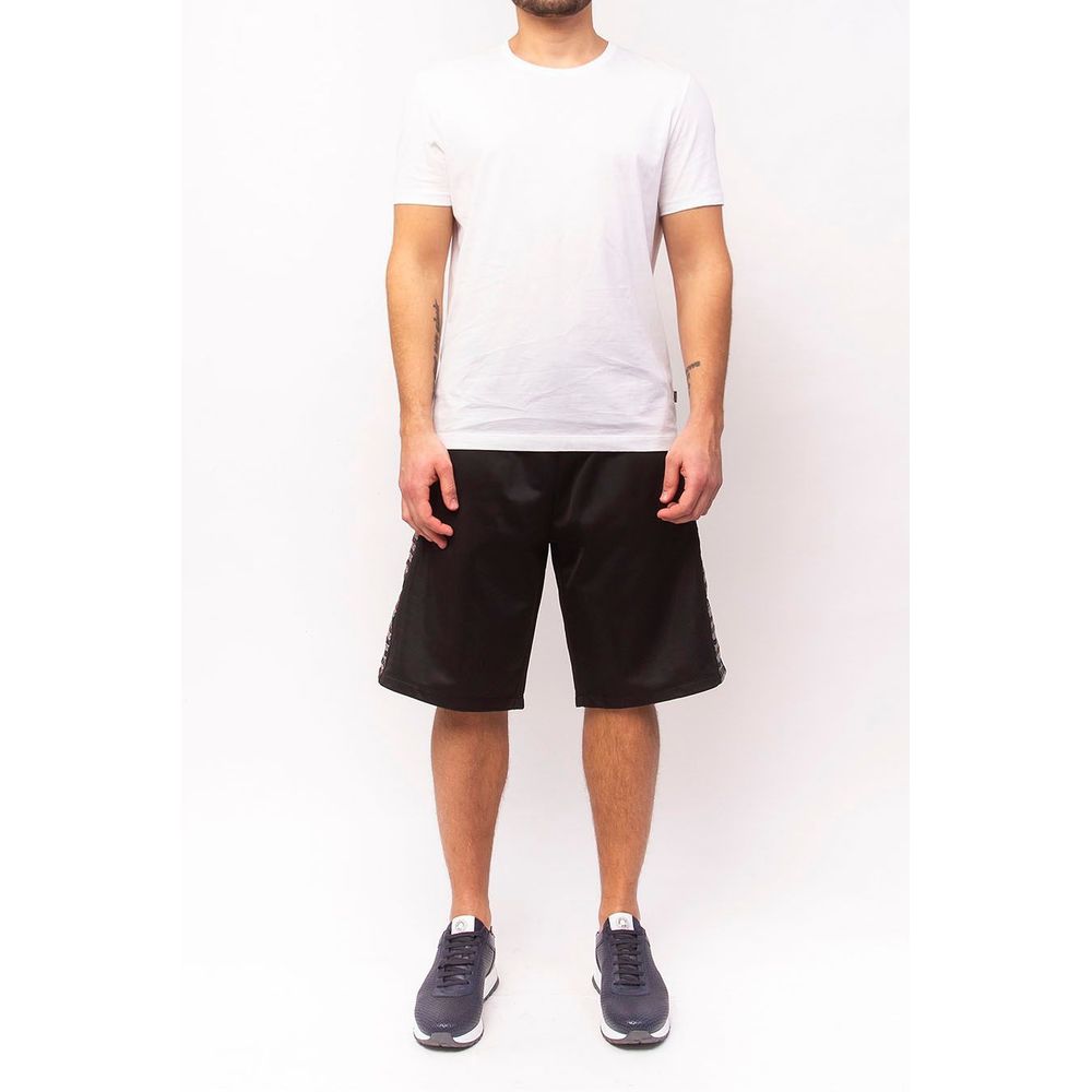 Bikkembergs elegante jubilæumsstribede bermudashorts