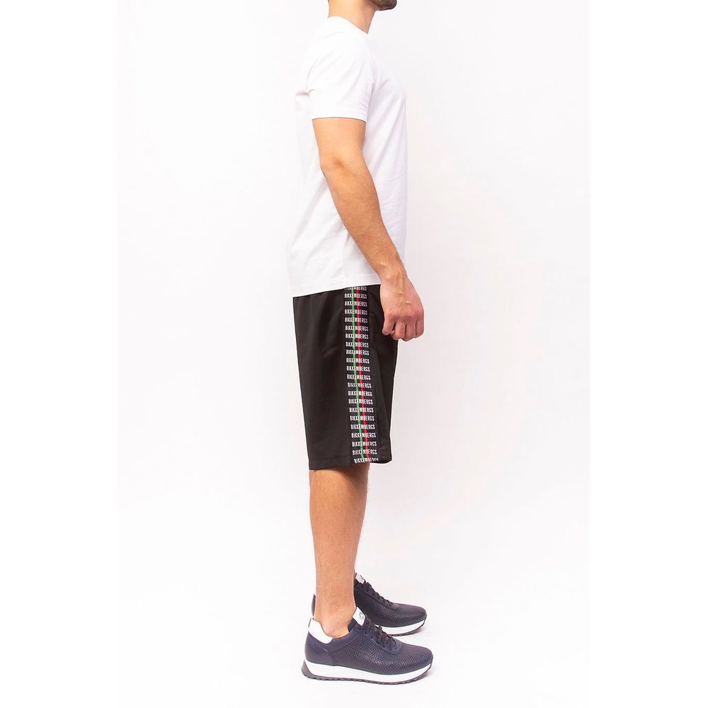 Bikkembergs elegante jubilæumsstribede bermudashorts