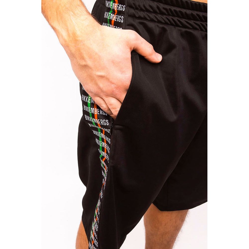 Bikkembergs elegante jubilæumsstribede bermudashorts