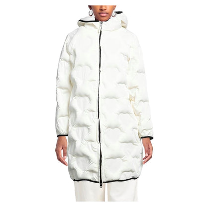 Love Moschino Chic Quiltet Hjertelang Dunjakke