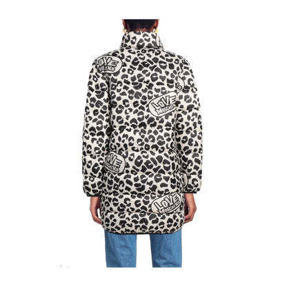 Love Moschino Chic Leopardprint Dunjakke