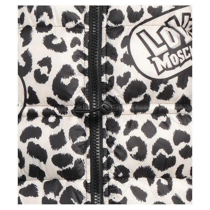 Love Moschino Chic Leopardprint Dunjakke