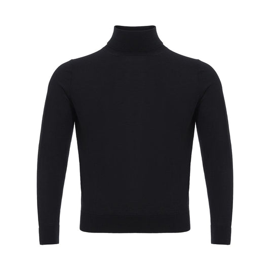 Colombo italiensk cashmere luksus sort sweater