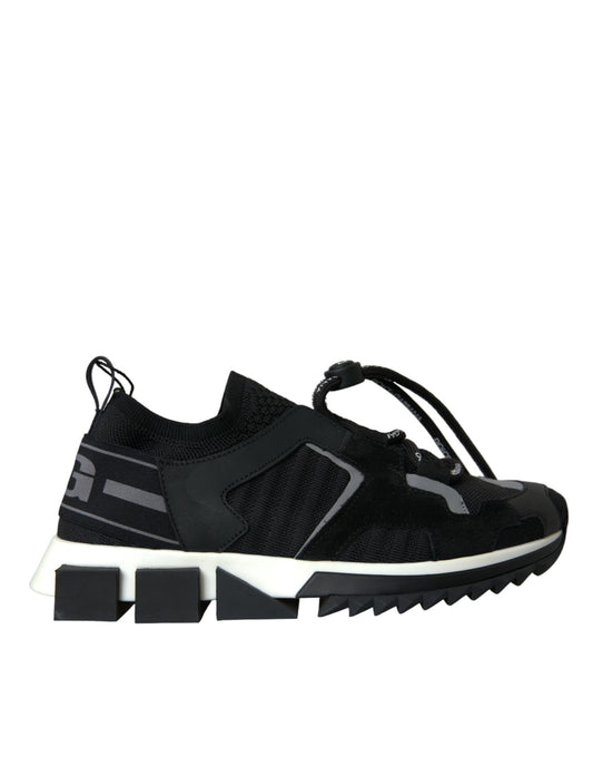 Dolce &amp; Gabbana Sorte Mesh Sorrento Trekking Sneakers Sko