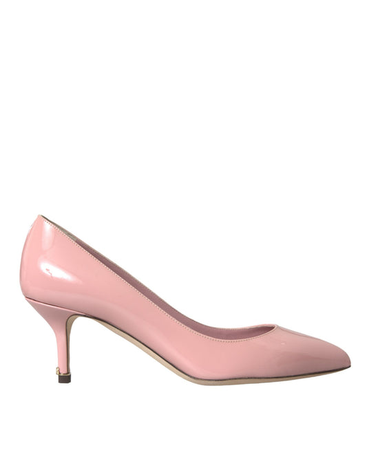 Dolce &amp; Gabbana Lyserøde Laklæder Pumps Sko