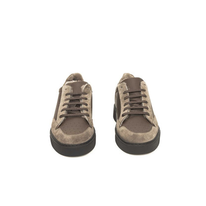 Cerruti 1881 Beige Koskind Sneaker til mænd
