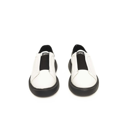 Cerruti 1881 Hvid Kalveskinds Herre Sneaker