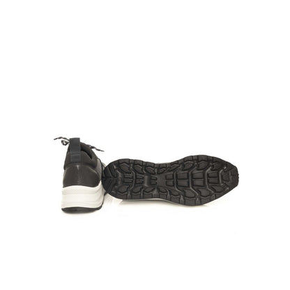 Cerruti 1881 Grå Læder Sneaker til mænd
