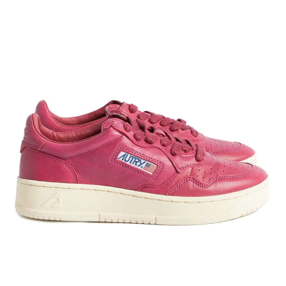 Autry Fuchsia læder Di Capra sneaker