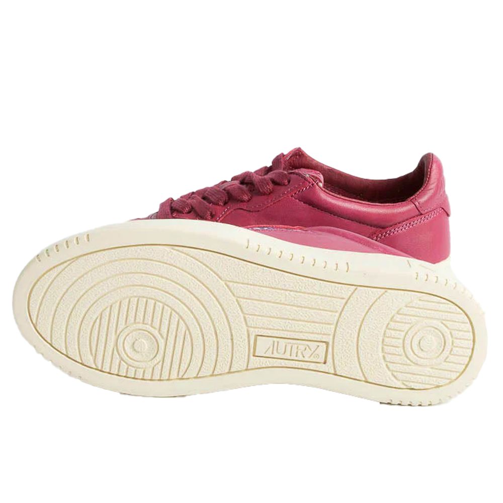 Autry Fuchsia læder Di Capra sneaker